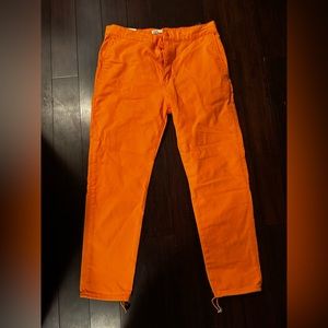 Orange Denim Jogger
